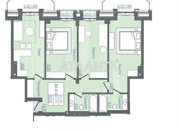 3-rooms apartment apartment by the address st. Fontanskaya dor Perekopskoy Divizii (area 95,8 m²) - Atlanta.ua - photo 7