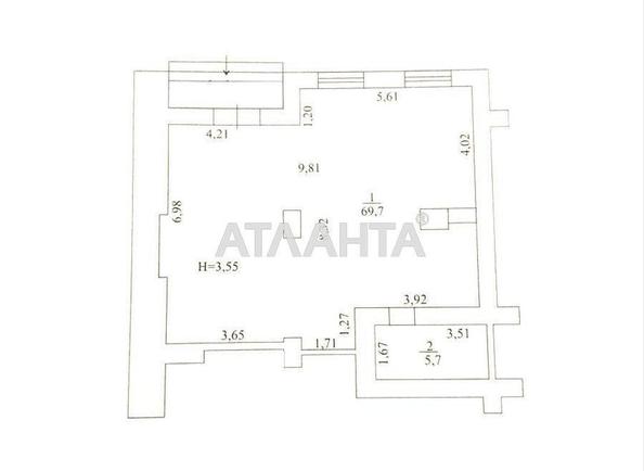 Коммерческая недвижимость по адресу ул. Чехова (площадь 75,4 м²) - Atlanta.ua - imageAlt 6