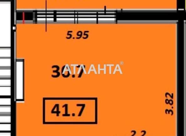 1-кімнатна квартира за адресою вул. Дача Ковалевського (площа 41,7 м²) - Atlanta.ua - фото 20