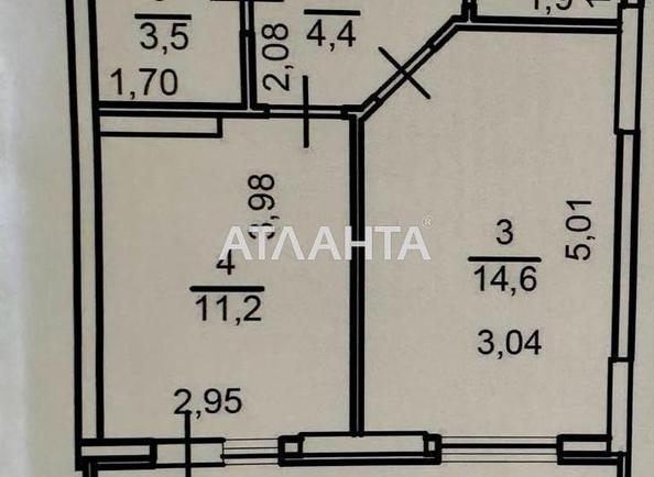 1-кімнатна квартира за адресою Небесної сотні пр. (площа 45 м²) - Atlanta.ua - фото 7