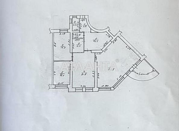 2-rooms apartment apartment by the address st. Posmitnogo (area 156 m²) - Atlanta.ua