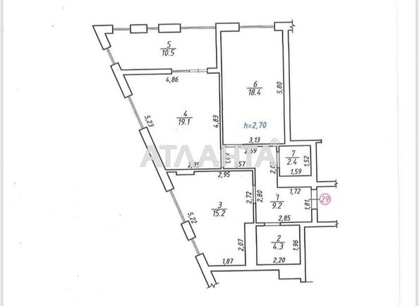 2-rooms apartment apartment by the address st. Khmelnitskogo B ul (area 79,1 m²) - Atlanta.ua - photo 6
