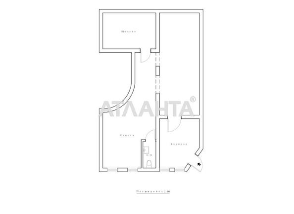 1-room apartment apartment by the address st. Grecheskaya Karla Libknekhta (area 56,1 m²) - Atlanta.ua - photo 20