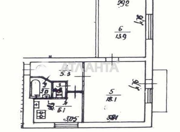 2-rooms apartment apartment by the address st. Prosp Goloseevskiy (area 47,2 m²) - Atlanta.ua - photo 8