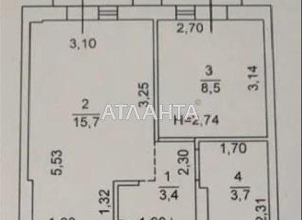1-room apartment apartment by the address st. Inglezi 25 chapaevskoy div (area 34,5 m²) - Atlanta.ua - photo 9