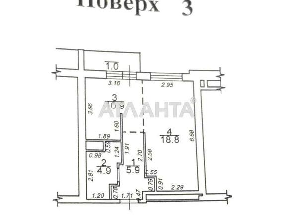 1-room apartment apartment by the address st. Genuezskaya (area 41,5 m²) - Atlanta.ua - photo 12