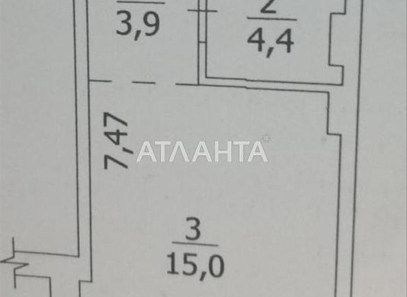 1-комнатная квартира по адресу Небесной Сотни пр. (площадь 23,3 м²) - Atlanta.ua - фото 10