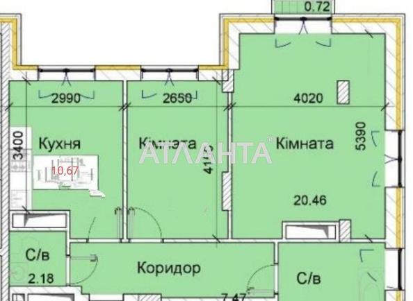 2-rooms apartment apartment by the address st. Sakharova (area 61,2 m²) - Atlanta.ua - photo 13