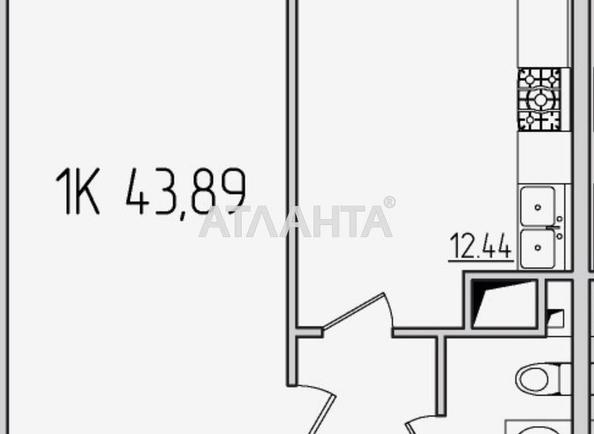 1-кімнатна квартира за адресою вул. Генуезька (площа 44 м²) - Atlanta.ua - фото 16