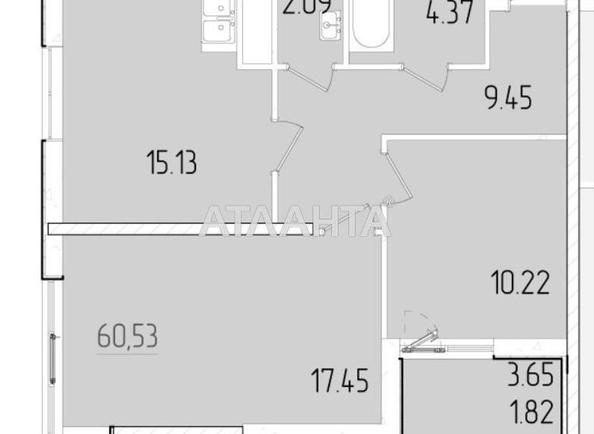 2-комнатная квартира по адресу ул. Краснова (площадь 60 м²) - Atlanta.ua - фото 21