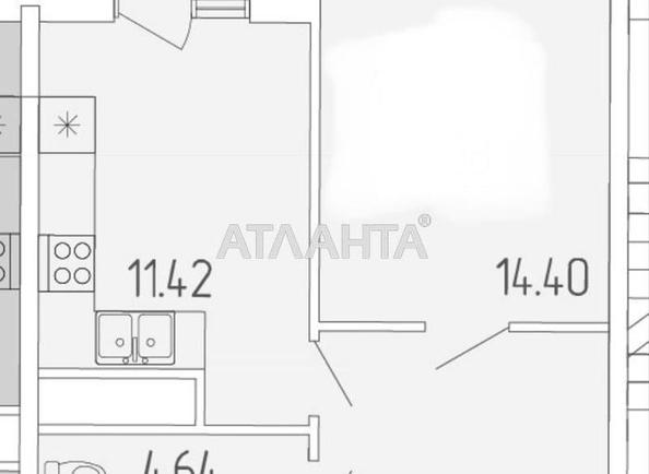 1-комнатная квартира по адресу ул. Краснова (площадь 42,7 м²) - Atlanta.ua - фото 19