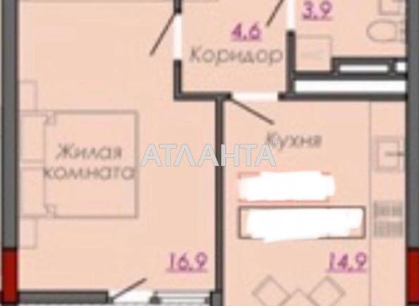 1-комнатная квартира по адресу Компасный пер. (площадь 46 м²) - Atlanta.ua - фото 9