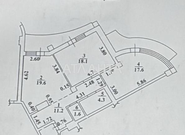 2-комнатная квартира по адресу ул. Инглези (площадь 77,3 м²) - фото 12 2-комнатная квартира по адресу ул. Инглези (площадь 77,3 м²) - Atlanta.ua - фото 12