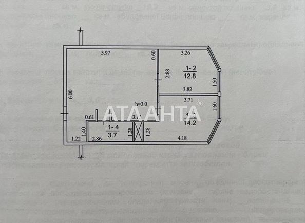 2-кімнатна квартира за адресою вул. Італійська бульв. (площа 56 м²) - Atlanta.ua - фото 9
