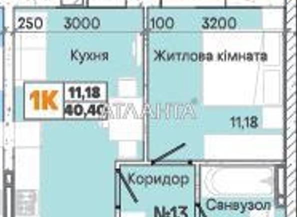 1-кімнатна квартира за адресою вул. Слобідська (площа 40,8 м²) - Atlanta.ua - фото 3