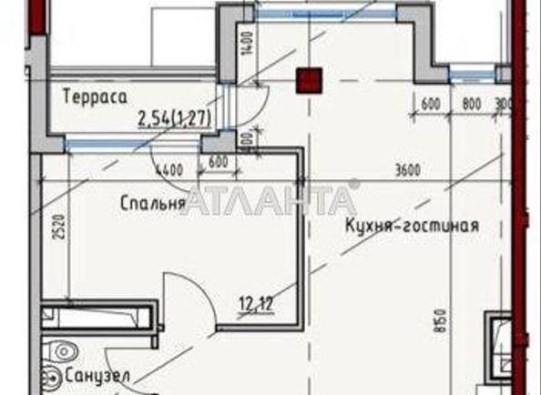 2-кімнатна квартира за адресою вул. Софіївська (площа 59,8 м²) - Atlanta.ua - фото 2