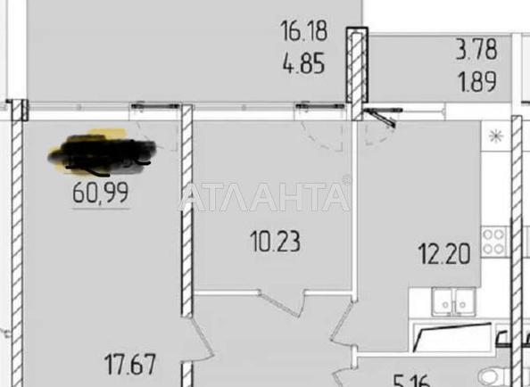 2-кімнатна квартира за адресою вул. Краснова (площа 61,2 м²) - фото 2 2-кімнатна квартира за адресою вул. Краснова (площа 61,2 м²) - Atlanta.ua - фото 2