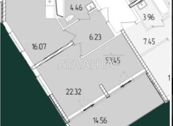 2-кімнатна квартира за адресою вул. Краснова (площа 53,8 м²) - Atlanta.ua - фото 2