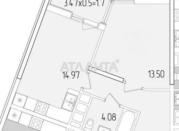 1-room apartment apartment by the address st. Krasnova (area 42,5 m²) - Atlanta.ua - photo 5