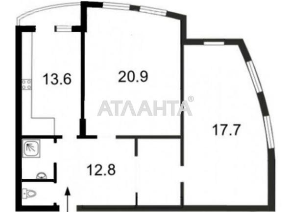 2-кімнатна квартира за адресою вул. Віктора Забіли (площа 72 м²) - Atlanta.ua - фото 13