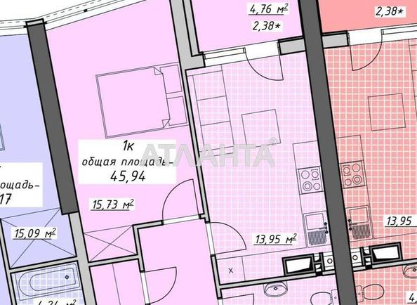 1-кімнатна квартира за адресою Курортний пров. (площа 46 м²) - Atlanta.ua - фото 16