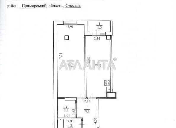 1-room apartment apartment by the address st. Uspenskiy per Vasiliya Degtya per (area 58 m²) - Atlanta.ua - photo 9