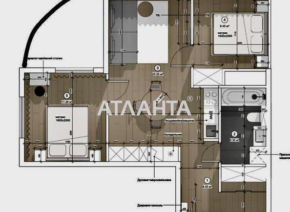 2-комнатная квартира по адресу ул. Краснова (площадь 61 м²) - Atlanta.ua - фото 17