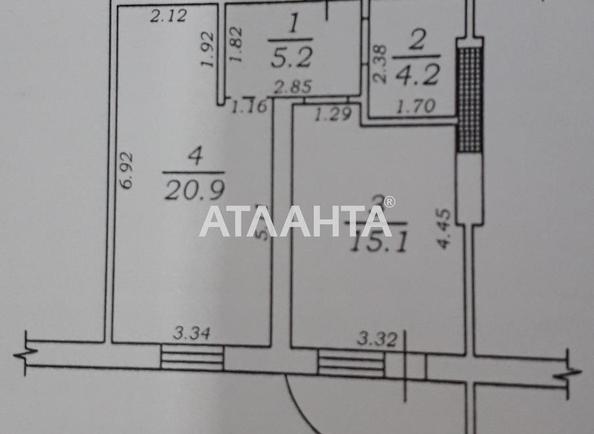 1-room apartment apartment by the address st. Kostandi (area 48 m²) - Atlanta.ua - photo 14