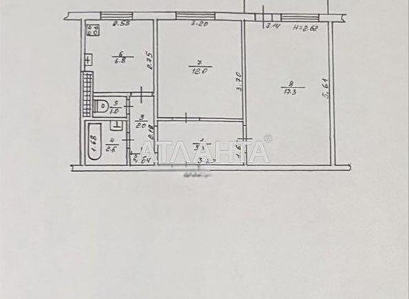 2-кімнатна квартира за адресою вул. Ільфа та Петрова (площа 48,4 м²) - Atlanta.ua - фото 4
