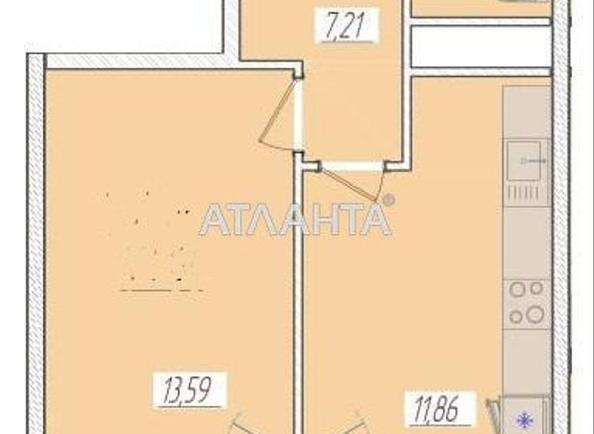 1-комнатная квартира по адресу ул. Краснова (площадь 40,1 м²) - Atlanta.ua