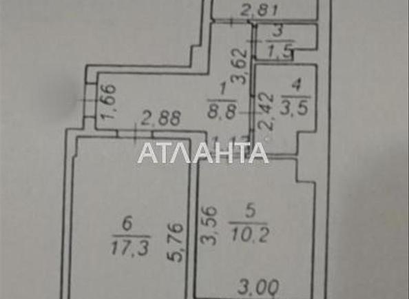 1-room apartment apartment by the address st. Proezdnaya (area 55,5 m²) - Atlanta.ua - photo 6