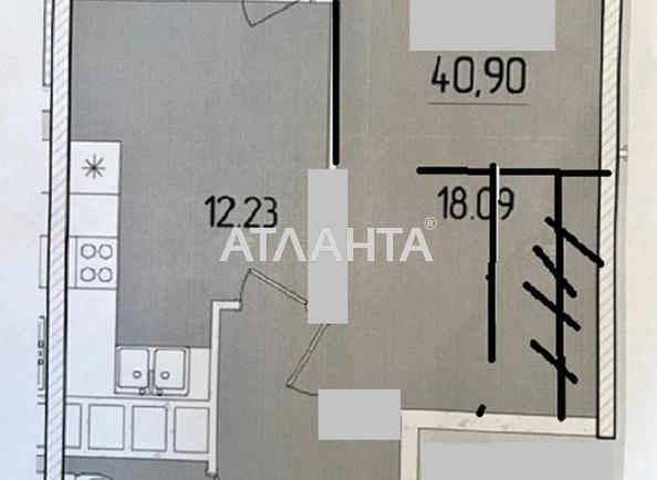 1-кімнатна квартира за адресою вул. Краснова (площа 40,9 м²) - Atlanta.ua - фото 21