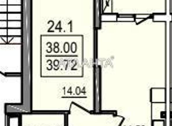 1-комнатная квартира по адресу ул. Дача Ковалевского (площадь 39,7 м²) - Atlanta.ua - фото 3