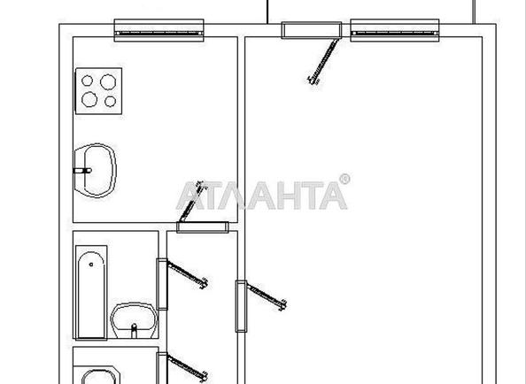 1-room apartment apartment by the address st. Bocharova gen (area 35 m²) - Atlanta.ua - photo 10