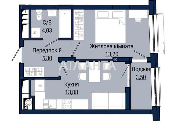 1-room apartment apartment by the address st. Knyagini Olgi ul (area 38,9 m²) - Atlanta.ua - photo 7