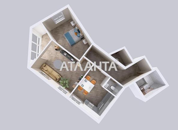 2-комнатная квартира по адресу ул. Ясная (площадь 64,3 м²) - Atlanta.ua - фото 22