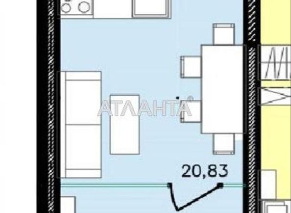 1-room apartment apartment by the address st. Franko Ivana (area 33,4 m²) - Atlanta.ua - photo 2