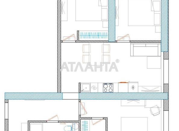 3-кімнатна квартира за адресою вул. Краснова (площа 67,5 м²) - Atlanta.ua - фото 27