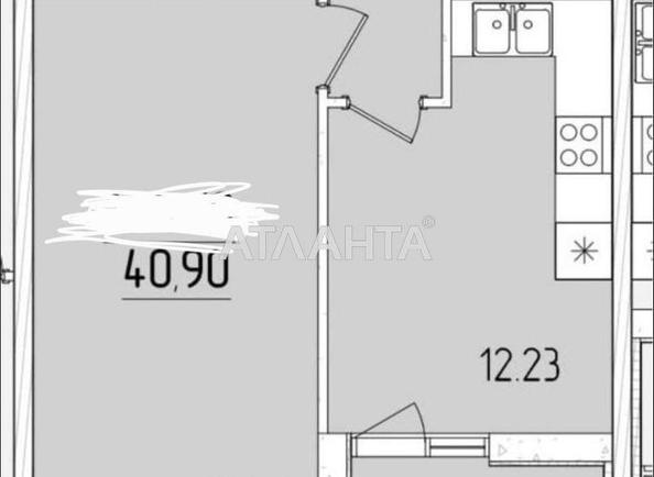 1-room apartment apartment by the address st. Krasnova (area 40,9 m²) - Atlanta.ua - photo 6
