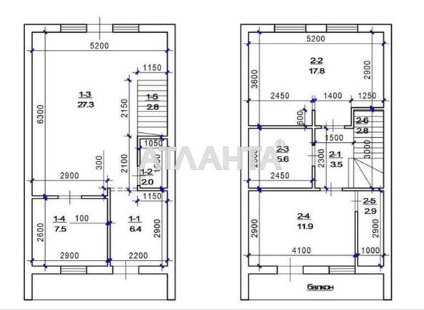Дом по адресу ул. Бочарова (площадь 98,7 м²) - Atlanta.ua - фото 7