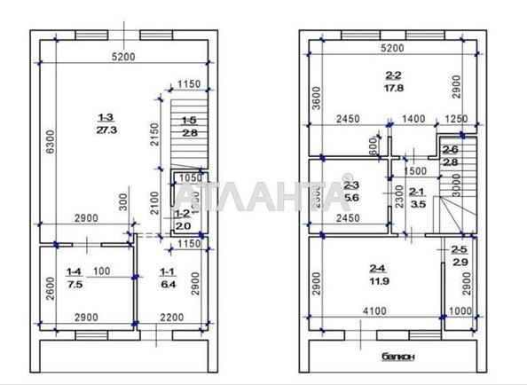 Дом по адресу ул. Бочарова (площадь 98,7 м²) - Atlanta.ua - фото 8