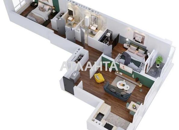 2-комнатная квартира по адресу ул. Владимира Великого (площадь 76,8 м²) - Atlanta.ua - фото 16