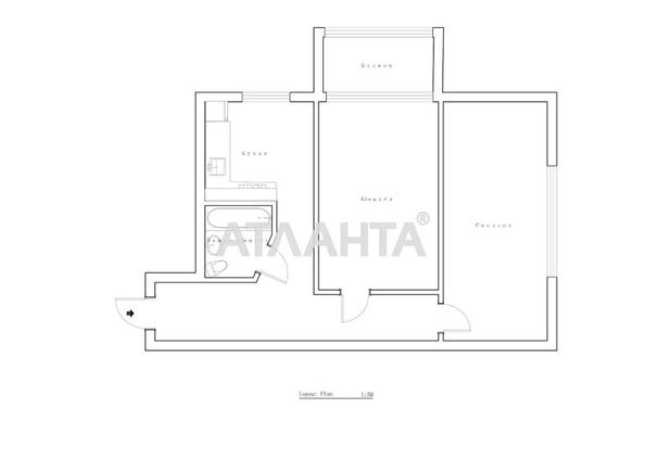 2-кімнатна квартира за адресою вул. Космонавтів (площа 48 м²) - Atlanta.ua - фото 30