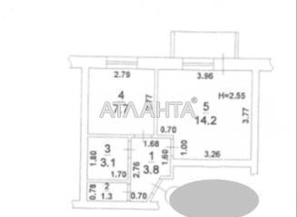 1-комнатная квартира по адресу ул. Левитана (площадь 31,1 м²) - Atlanta.ua - фото 8