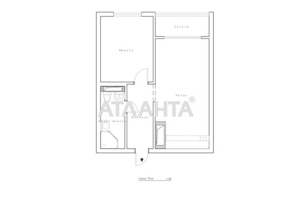 1-кімнатна квартира за адресою вул. Варненська (площа 48 м²) - фото 17 1-кімнатна квартира за адресою вул. Варненська (площа 48 м²) - Atlanta.ua - фото 17