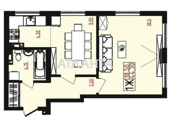 1-room apartment apartment by the address st. Marselskaya (area 61 m²) - Atlanta.ua - photo 10