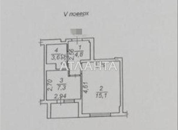 1-кімнатна квартира за адресою вул. Кордонна (площа 31 м²) - Atlanta.ua - фото 7