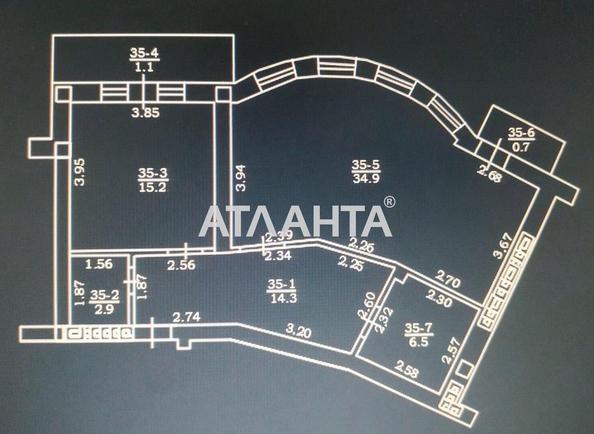 1-комнатная квартира по адресу Руанский пер. (площадь 75 м²) - Atlanta.ua - фото 9