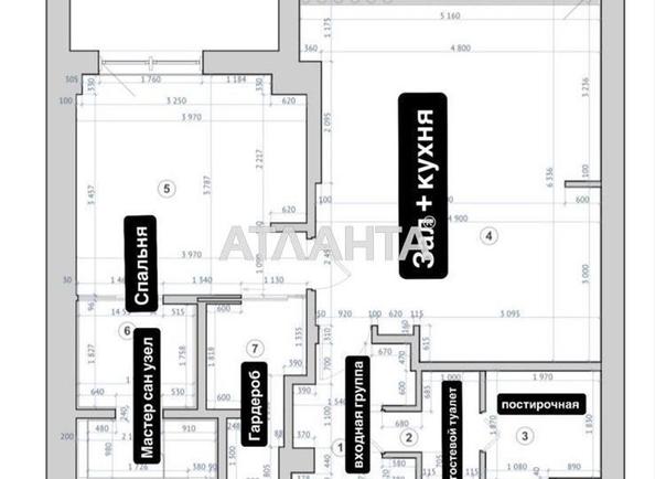 2-rooms apartment apartment by the address st. Frantsuzskiy bul Proletarskiy bul (area 74,5 m²) - Atlanta.ua - photo 4