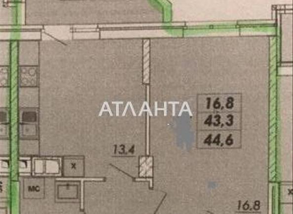 1-room apartment apartment by the address st. Ovidiopolskaya (area 44,6 m²) - Atlanta.ua - photo 4